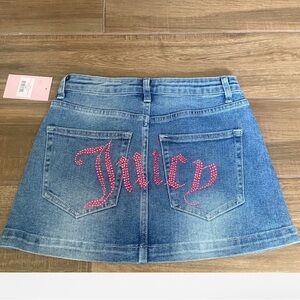 Juicy Couture jean mini skirt